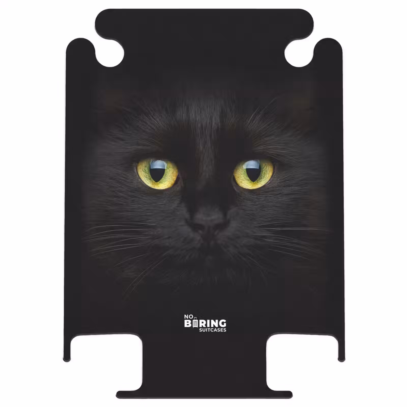 CaseSwap™ - Schwarze Katze mit hellen Augen — 1