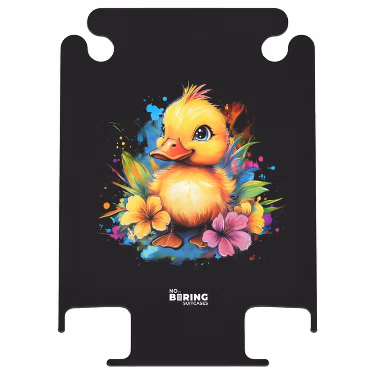 CaseSwap™ - Ente mit tropischen Blumen — 1