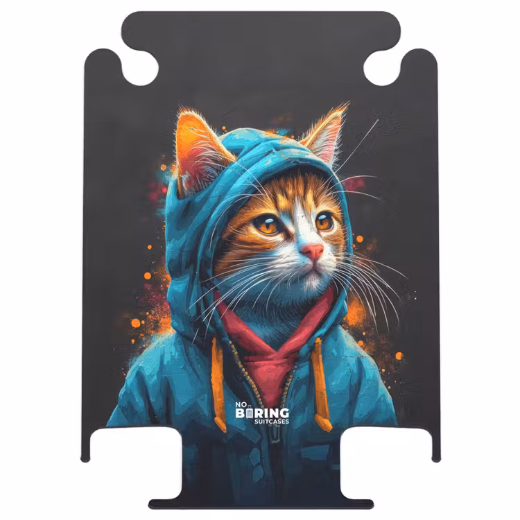 CaseSwap™ - Graffiti-Katze mit blauer Weste — 1