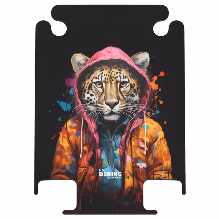 CaseSwap™ - Leopard mit buntem Fell und Farbspritzern — 1