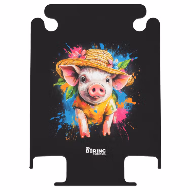 CaseSwap™ - Lustiges Schwein mit Hut Illustration — 1