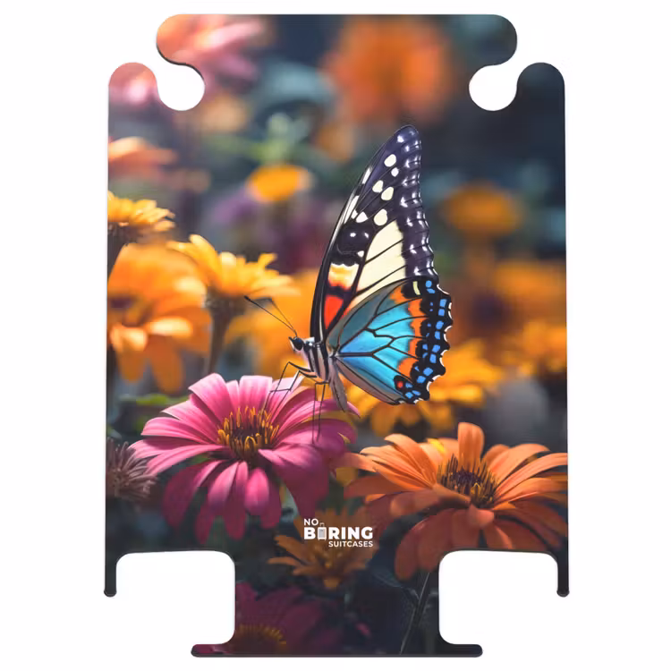 CaseSwap™ - Schmetterling auf bunten Blumen — 1