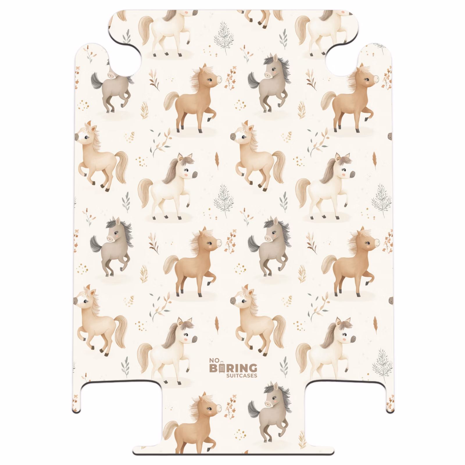 CaseSwap™ - Muster der Fohlen in den Farben beige und braun — 1