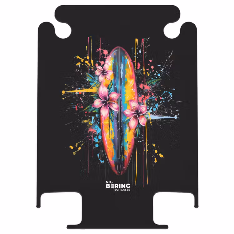CaseSwap™ - Buntes Surfbrett mit Blumen — 1