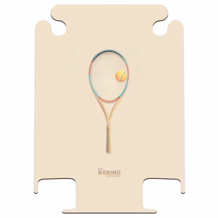 CaseSwap - Ein Tennisschläger in Beigetönen — 1