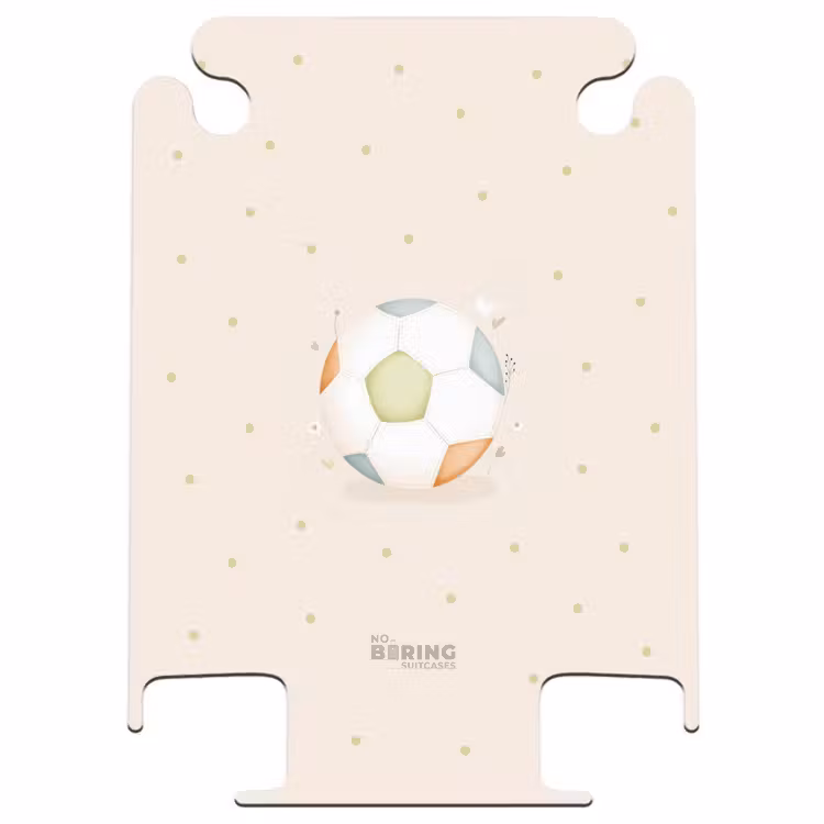 CaseSwap™ - Fußball in beigefarbenen Pastellfarben — 1
