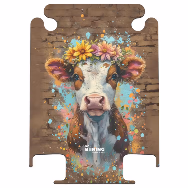 CaseSwap™ - Graffiti-Kuh mit bunten Blumen — 1
