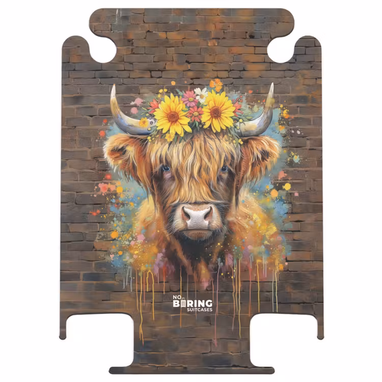 CaseSwap™ - Graffiti Schottischer Highlander mit Blumen — 1