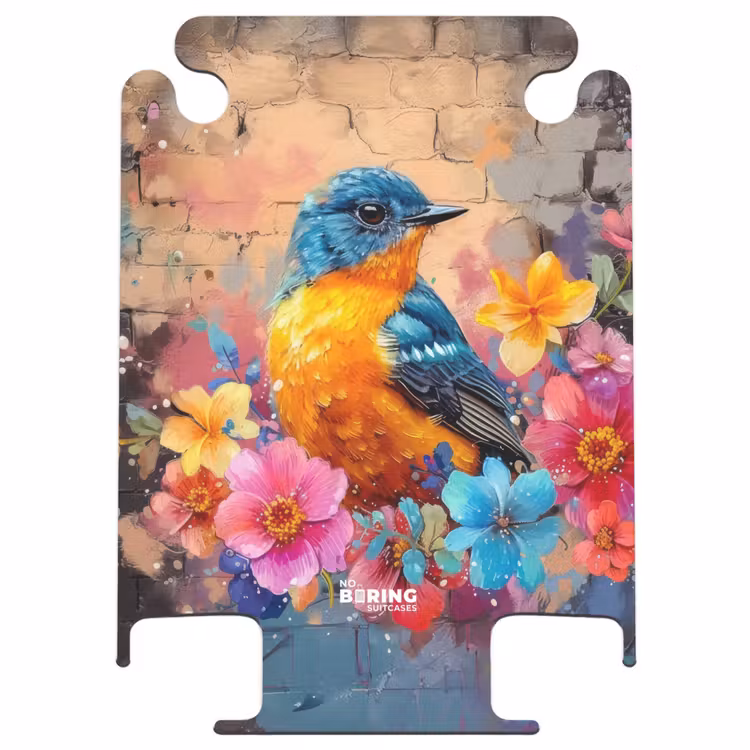 CaseSwap™ - Vogel mit Blumen im Graffiti-Stil — 1