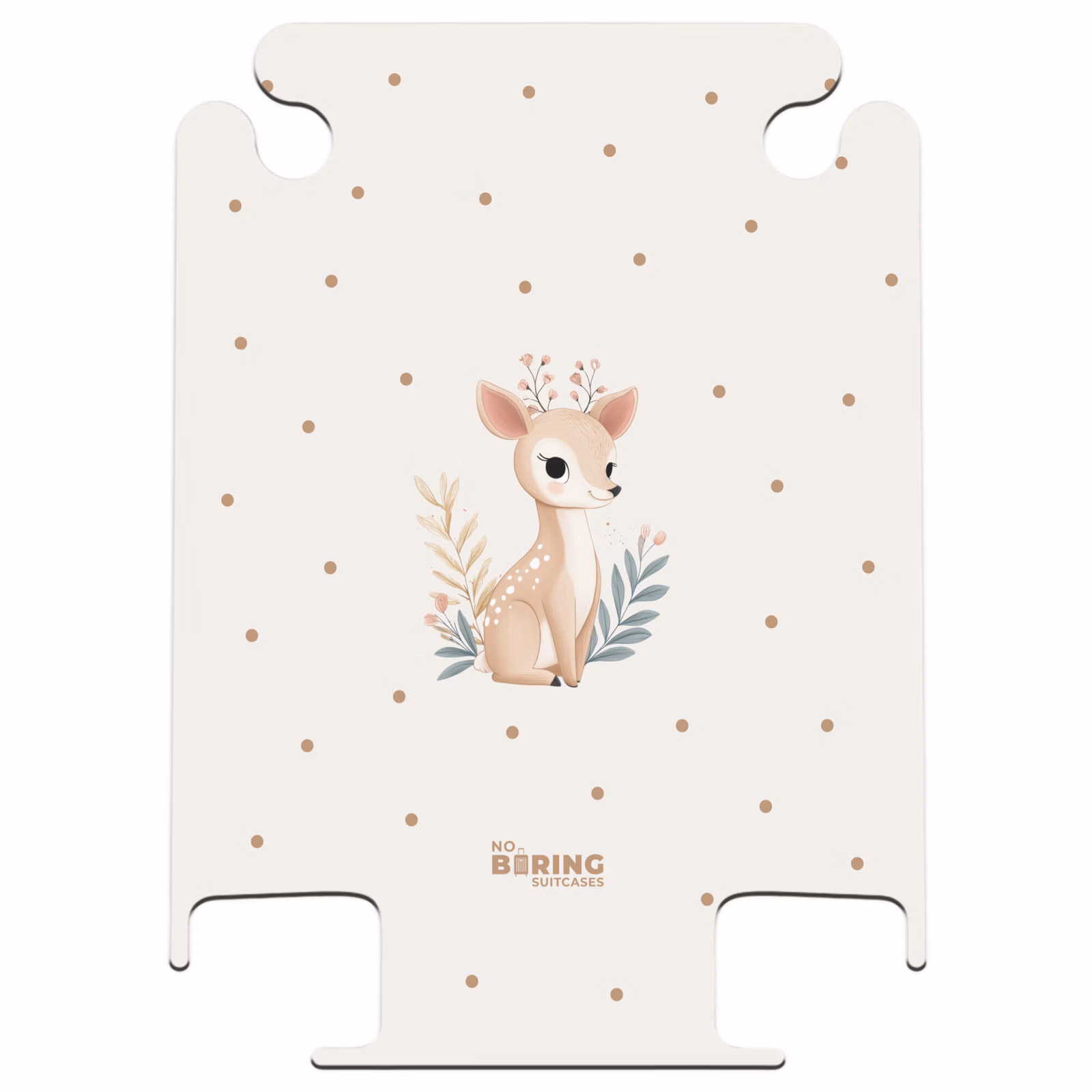 CaseSwap™ - Kleine Rehe mit Pflanzen in einem Feld voller Punkte — 1