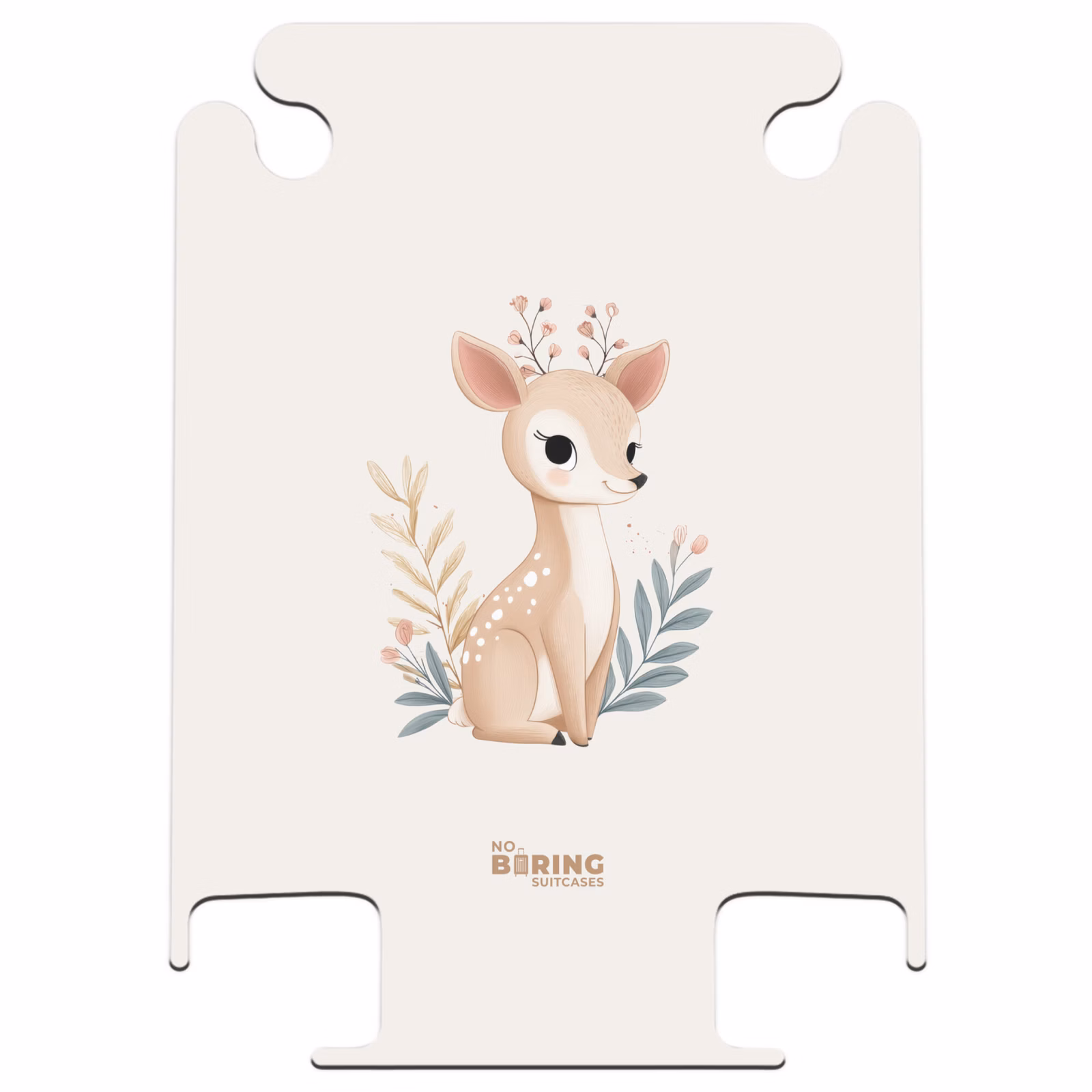 CaseSwap™ - Kleine Rehe umgeben von Pflanzen in Beigetönen — 1