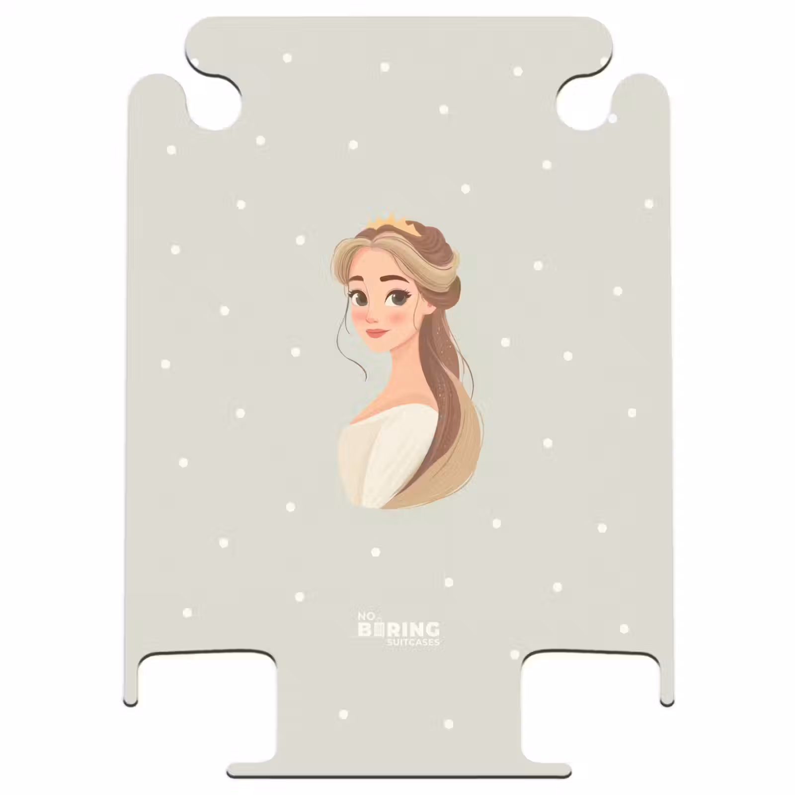 CaseSwap™ - Prinzessin mit Diadem auf grünem Tupfenhintergrund — 1
