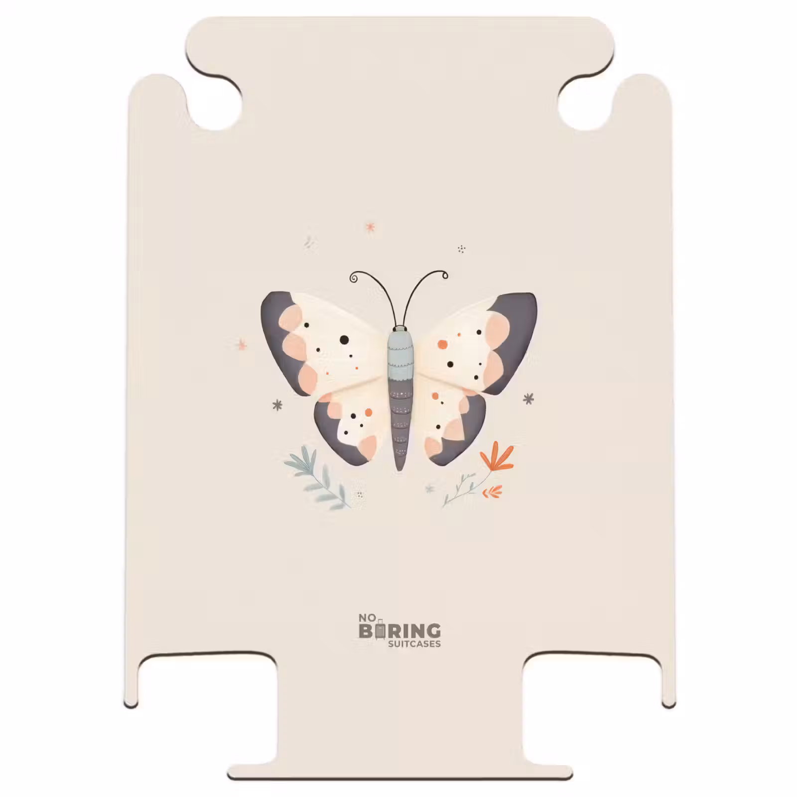 CaseSwap™ - Schmetterling in neutralen Pastellfarben — 1