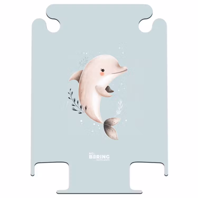 CaseSwap™ - Beigefarbener Delphin in blauem Wasser — 1