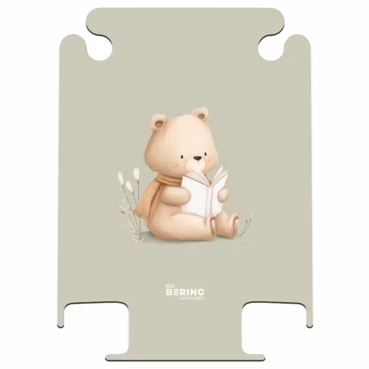 CaseSwap™ - Ein Braunbär mit einem Buch - Grün — 1