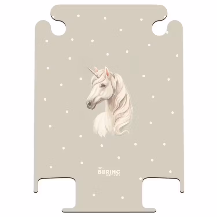 CaseSwap™ - Einhorn umgeben von Polka Dots in neutralen Farben — 1