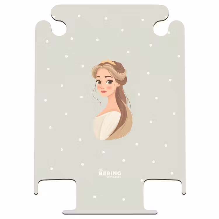 CaseSwap™ - Prinzessin mit Diadem auf grünem Tupfenhintergrund — 1