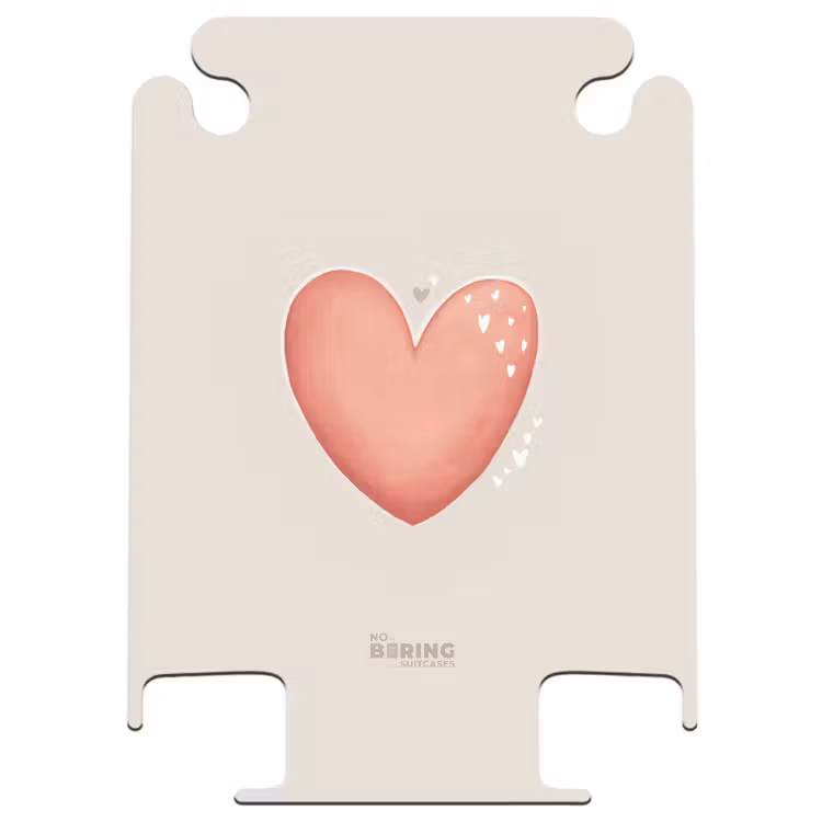 CaseSwap™ - Rotes Herz auf beigem Hintergrund — 1