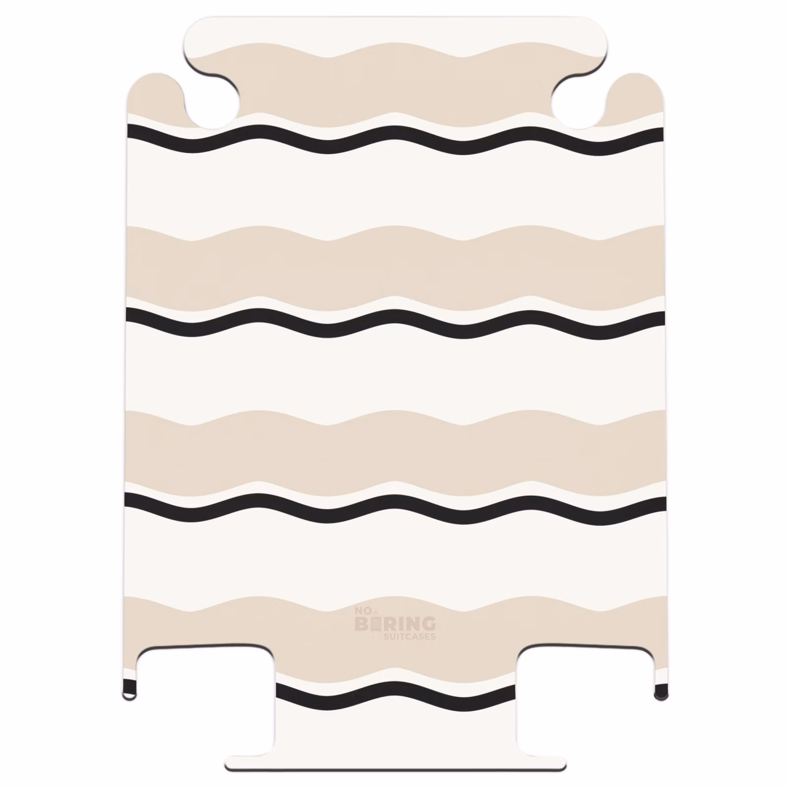 CaseSwap™ - Gewellte Streifen in Creme-Tönen — 1