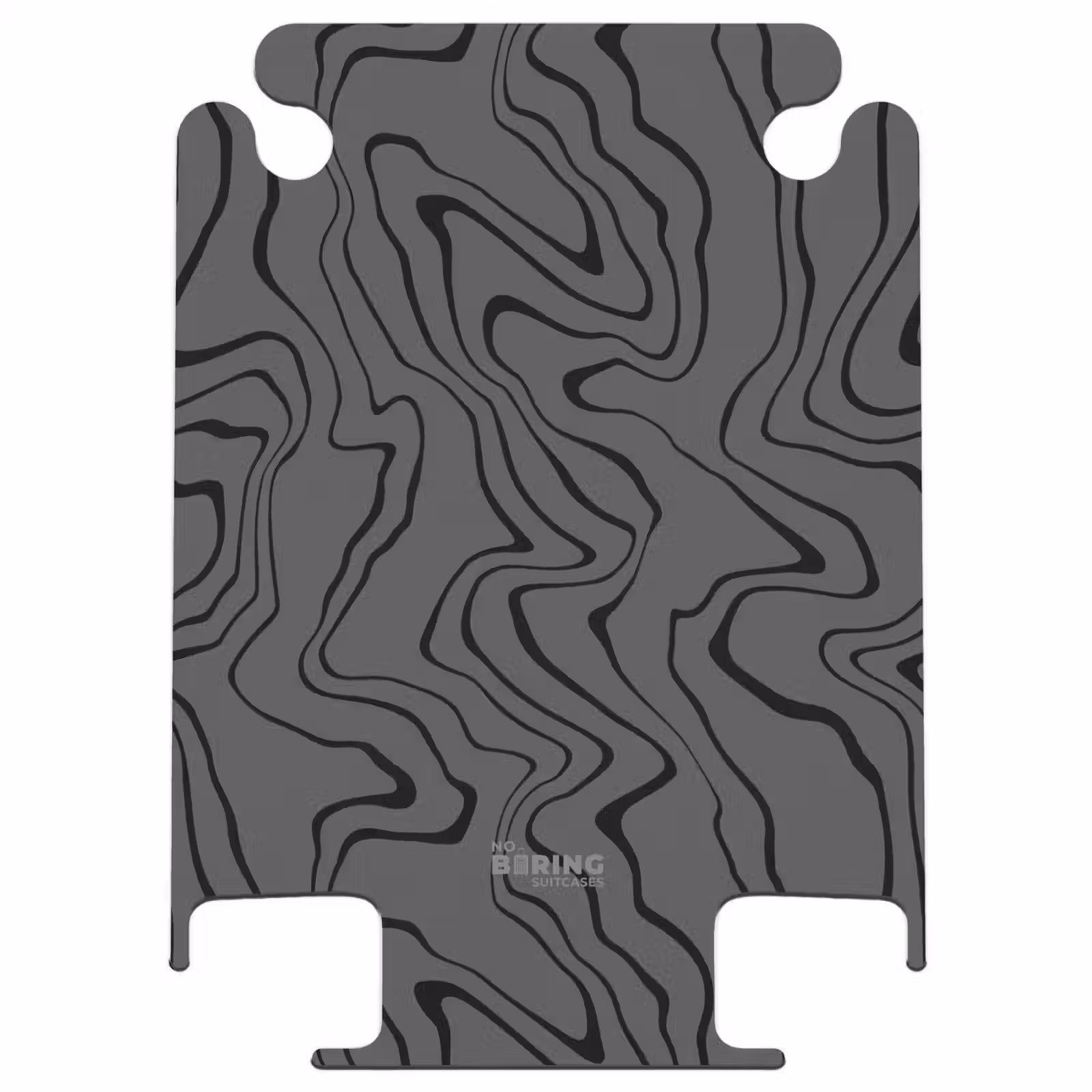 CaseSwap™ - Grauer Hintergrund mit abstrakten schwarzen Linien — 1