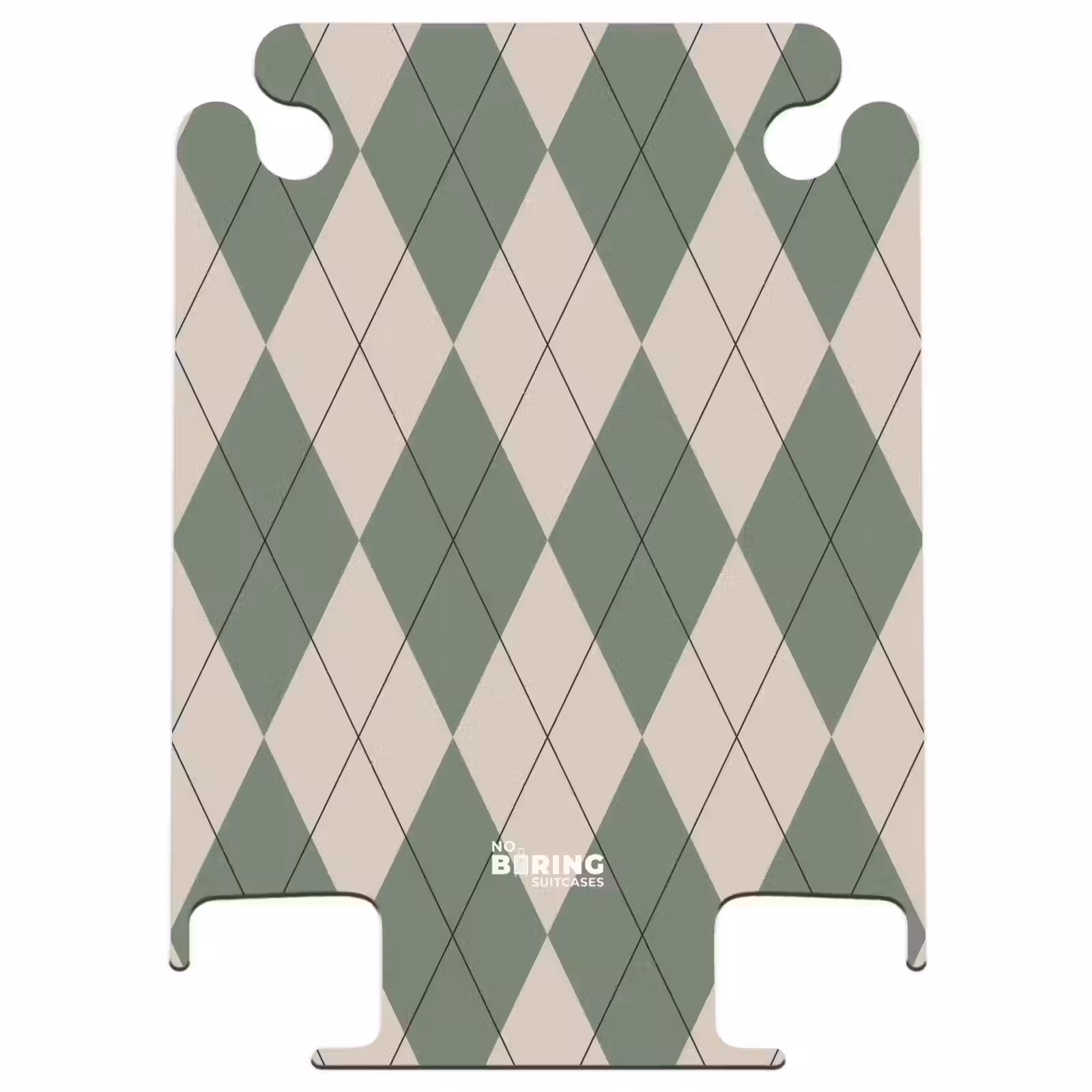 CaseSwap™ - Grün mit beigem Karomuster — 1