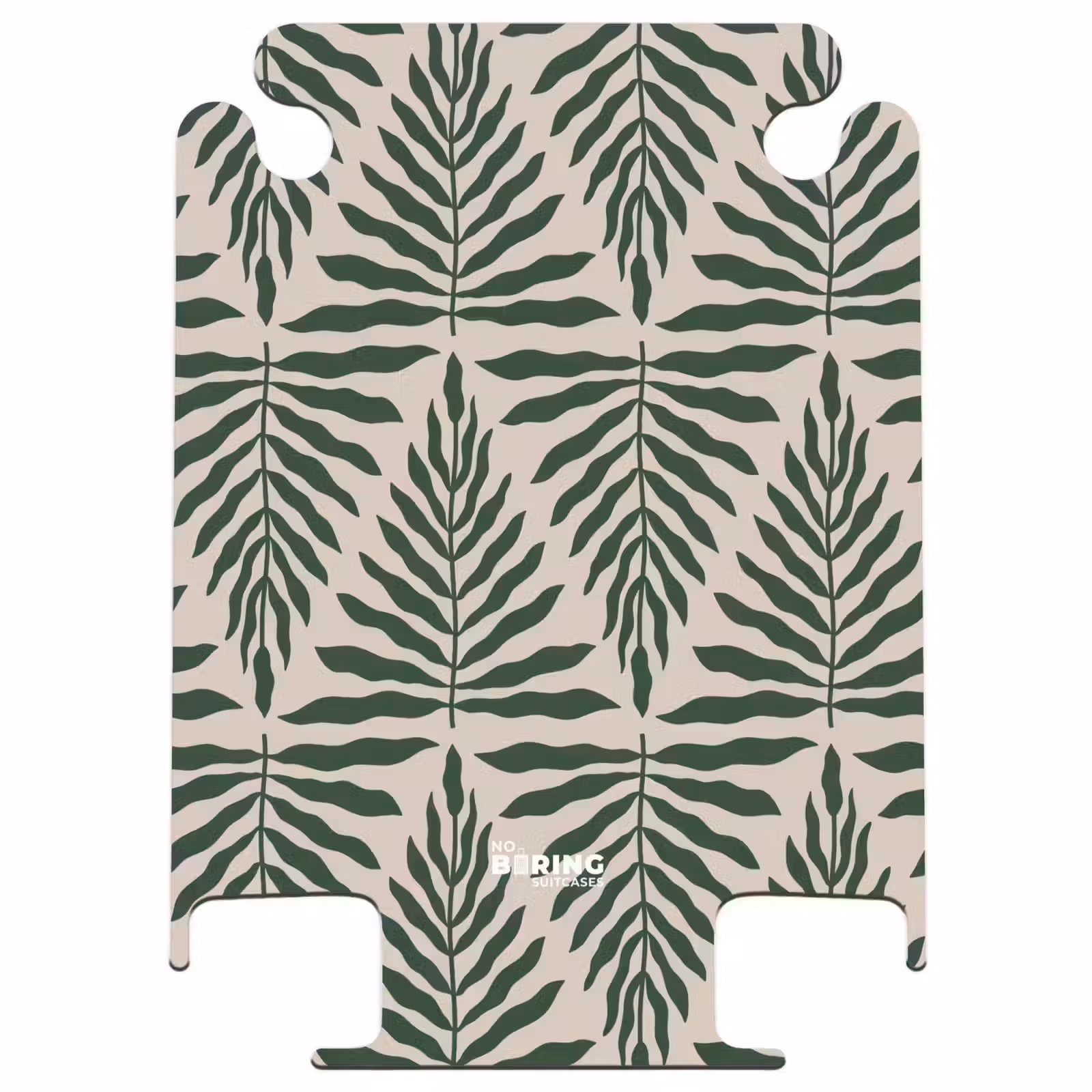 CaseSwap™ - Muster aus Blättern in Beige mit Dunkelgrün — 1