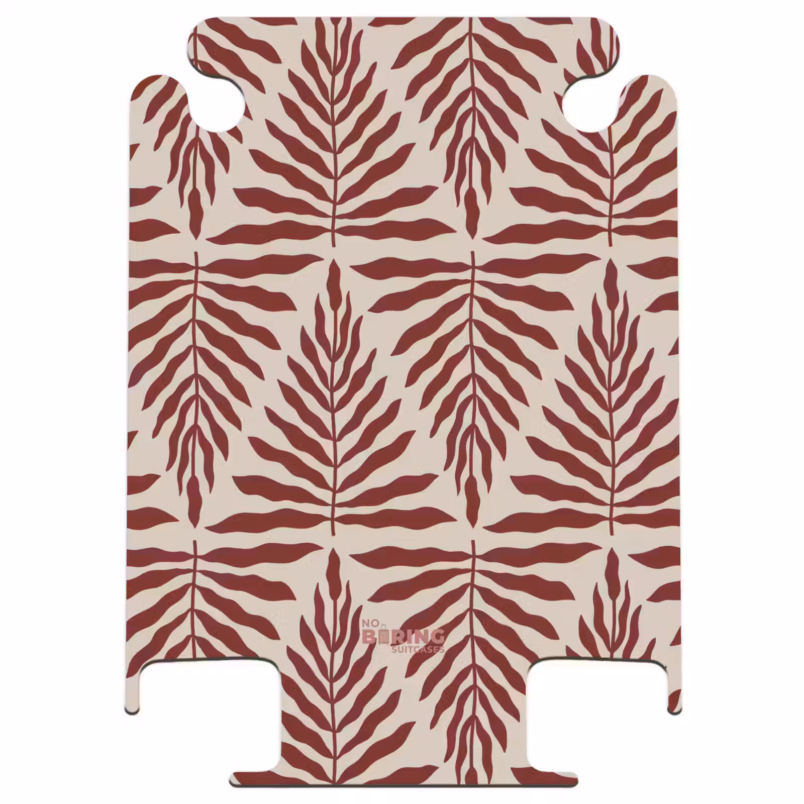 CaseSwap™ - Muster aus Blättern in Beige mit Rot — 1