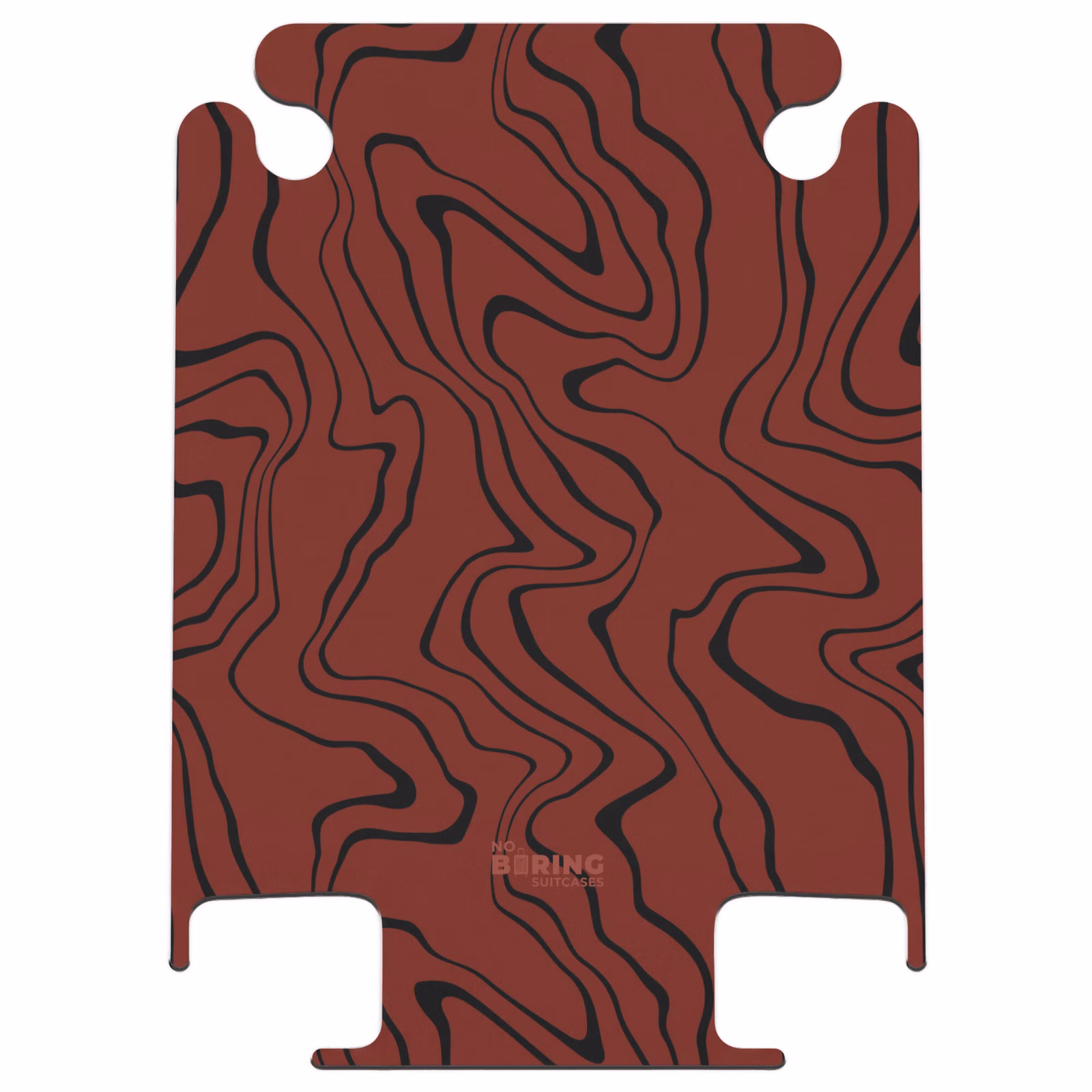 CaseSwap™ - Roter Hintergrund mit abstrakten schwarzen Linien — 1