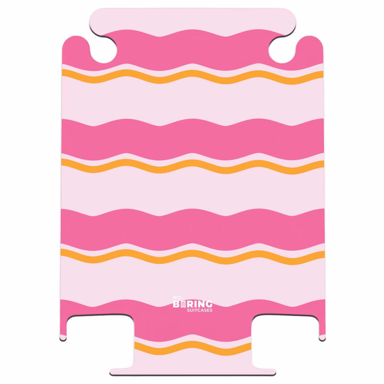 CaseSwap™ - Wellenförmige Streifen in Rosa und Orange — 1