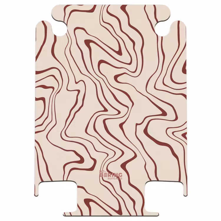 CaseSwap™ - Beigefarbener Hintergrund mit abstrakten roten Linien — 1
