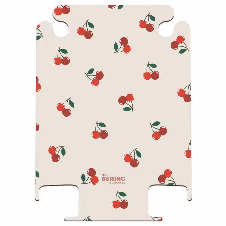 CaseSwap™ - Beigefarbener Hintergrund mit Muster aus großen Kirschen — 1