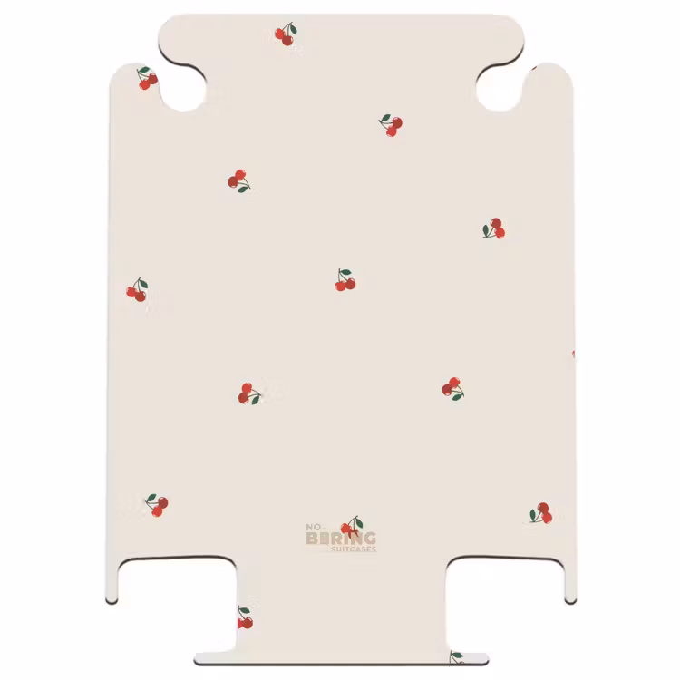 CaseSwap™ - Beigefarbener Hintergrund mit Muster aus kleinen Kirschen — 1