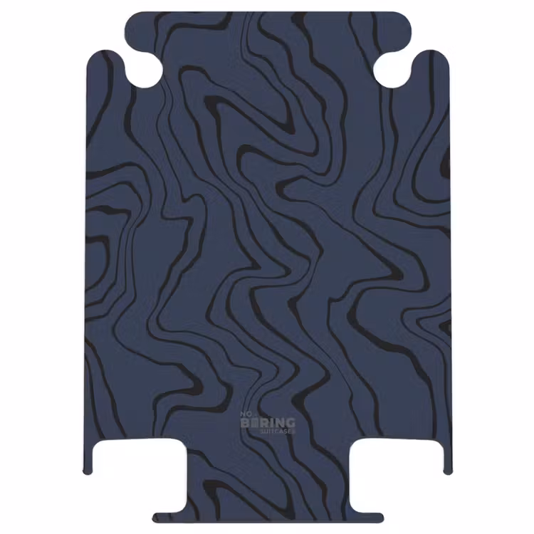 CaseSwap - Dunkelblauer Hintergrund mit abstrakten schwarzen Linien — 1