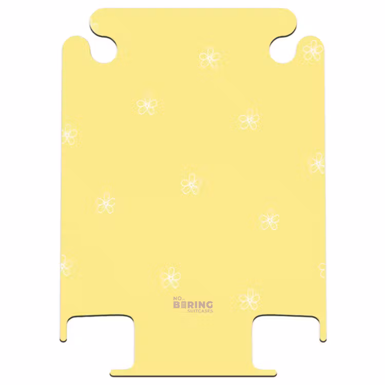 CaseSwap™ - Gelber Hintergrund mit weißen Blumen — 1