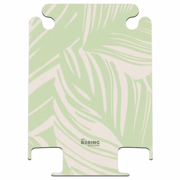 CaseSwap™ - Große Blätter in Hellgrün mit Beige — 1