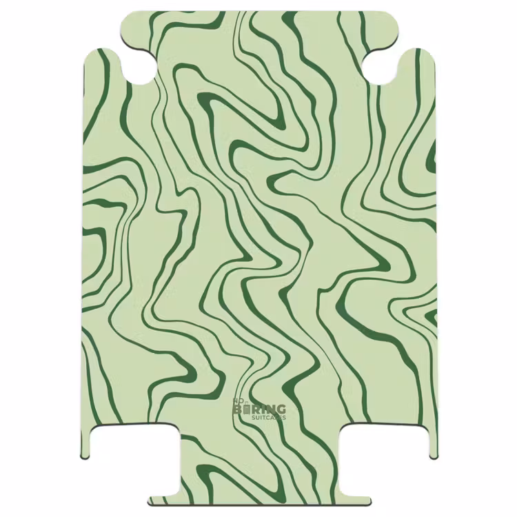 CaseSwap™ - Hellgrüner Hintergrund mit abstrakten dunkelgrünen Linien — 1
