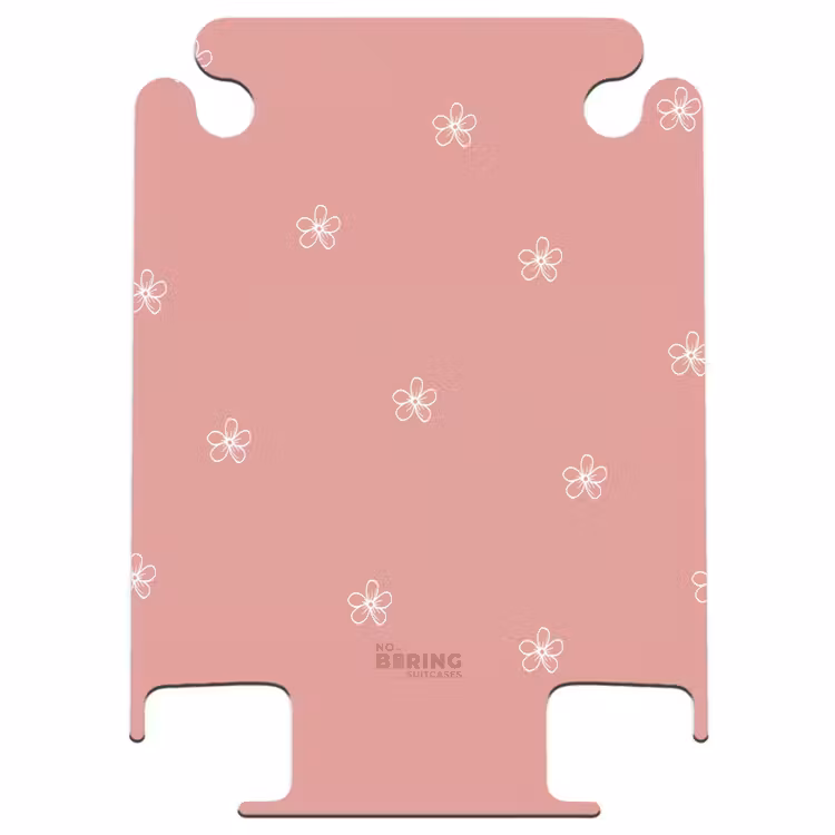 CaseSwap - Rosa Hintergrund mit weißen Blumen — 1