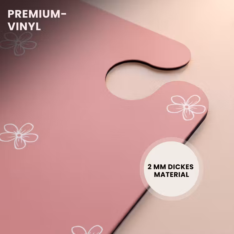CaseSwap - Rosa Hintergrund mit weißen Blumen — 6