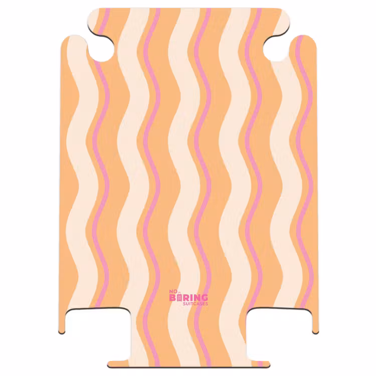 CaseSwap™ - Wellenförmige Streifen in Orange und Rosa — 1