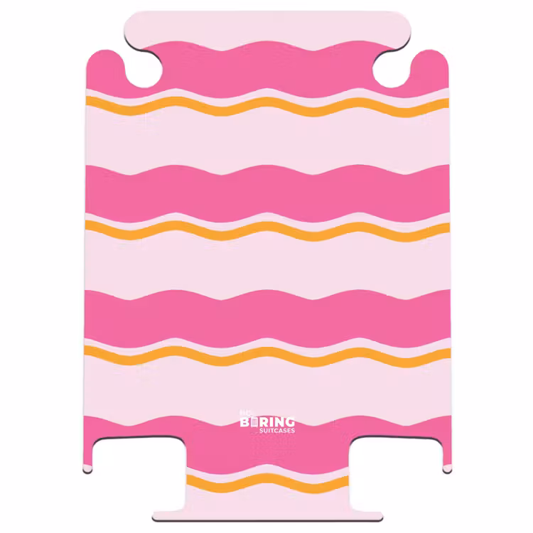 CaseSwap™ - Wellenförmige Streifen in Rosa und Orange — 1