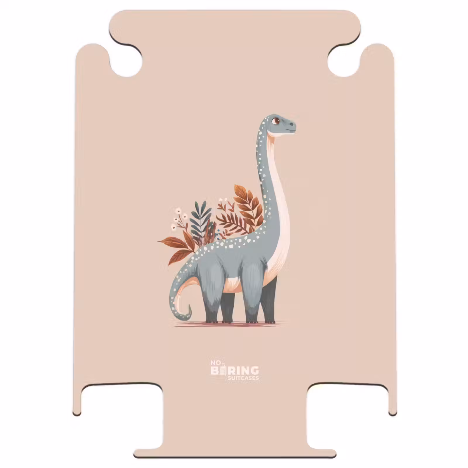CaseSwap™ - Blauer Dinosaurier auf einem beigen Hintergrund — 1