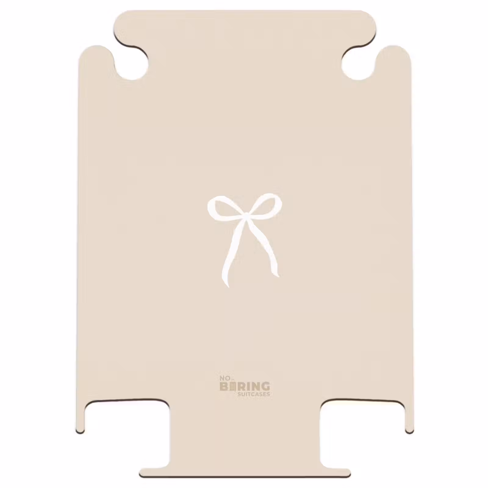 CaseSwap - Weiße Schleife auf beigem Hintergrund — 1