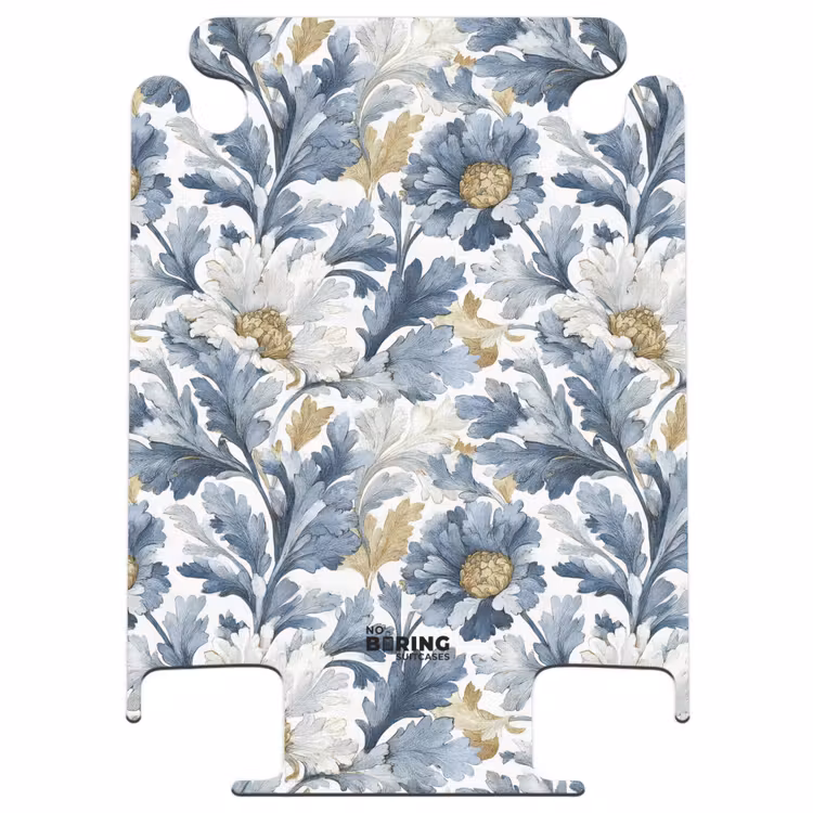CaseSwap™ - Barockes florales Muster blau — 1