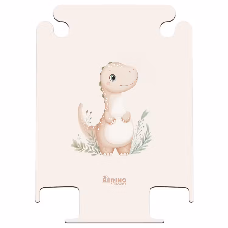 CaseSwap™ - Beigefarbener Dinosaurier mit grünen Blättern — 1
