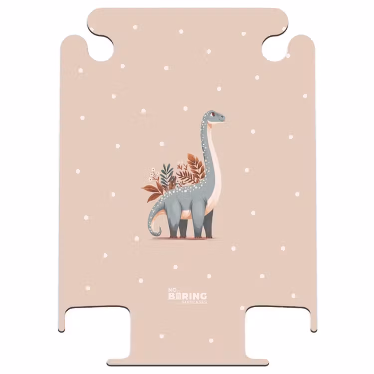 CaseSwap™ - Blauer Dinosaurier auf beigefarbenem Tupfenhintergrund — 1