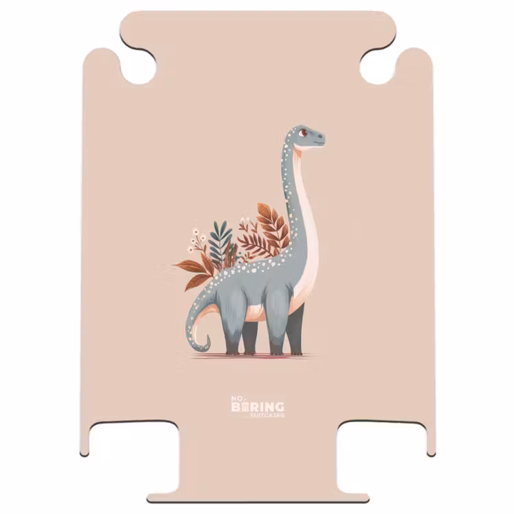 CaseSwap™ - Blauer Dinosaurier auf einem beigen Hintergrund — 1