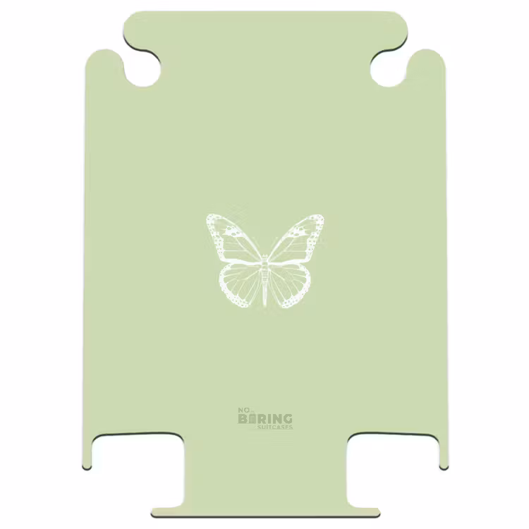 CaseSwap™ - Grüner Hintergrund mit weißem Schmetterling — 1