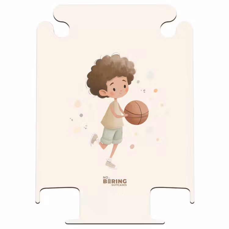 CaseSwap™ - Junge mit einem Basketball in Beigetönen — 1