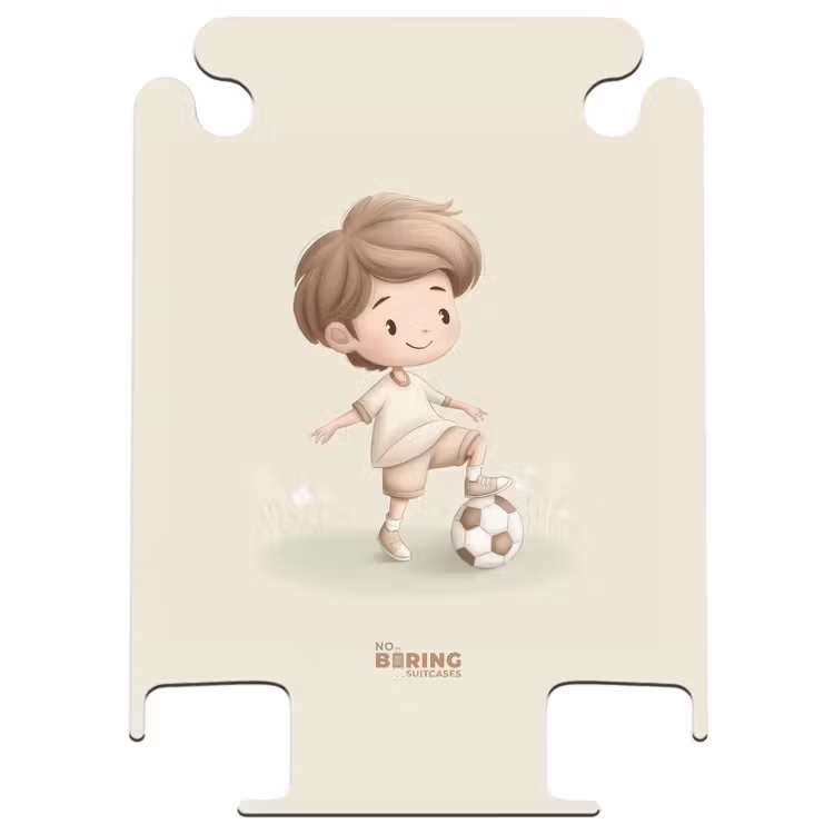 CaseSwap™ - Junge mit Fußball in Brauntönen — 1