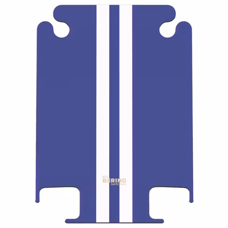CaseSwap™ - Königsblauer Hintergrund mit doppeltem weißen Mittelstreifen — 1